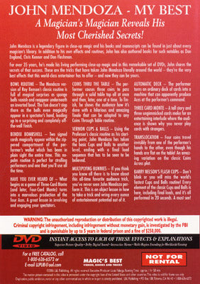 My Best - Volume 2 by John Mendoza - DVD