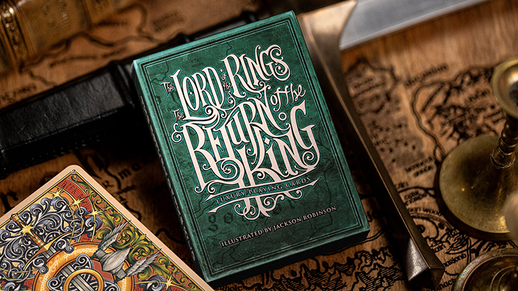 The Lord of the Rings - Return of the King Playing Cards by Kings Wild Project(Green)