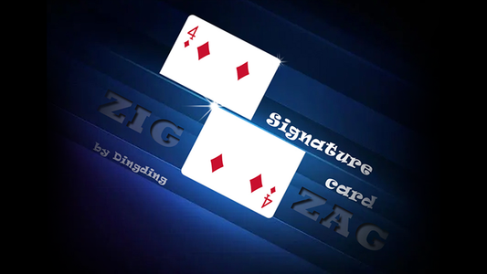 Signature Card Zig Zag by Dingding video DOWNLOAD