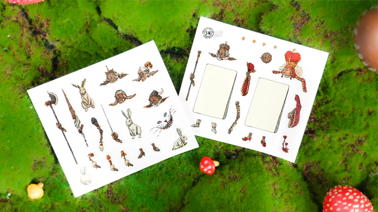 Childhood Playing Cards (Half Brick Standard  + Gilded ) by TCC & Lunzi