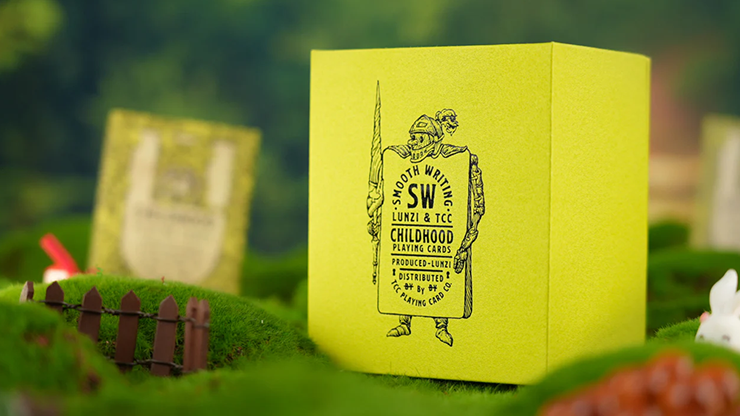 Childhood Playing Cards (Half Brick Standard  + Gilded ) by TCC & Lunzi