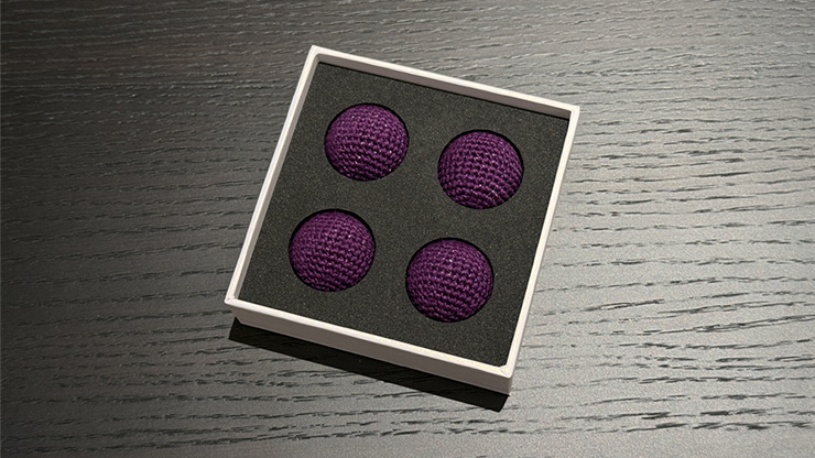 Shining Crochet Balls (Dark Purple) by JT Magic