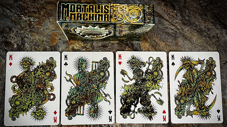 Mortalis Machina Cobalt Standard Edition Playing Cards